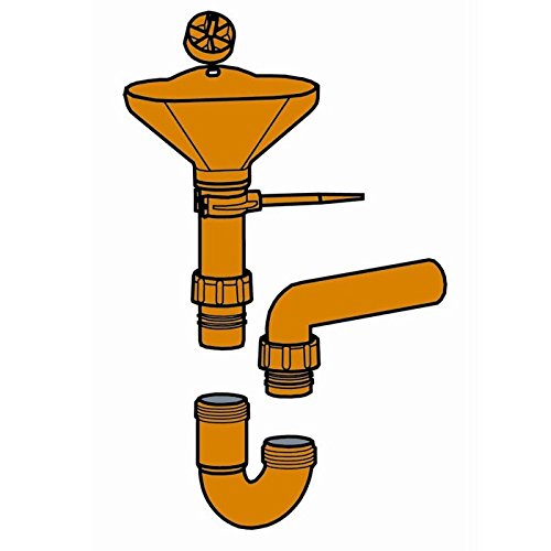 Siphon mit Auffangtrichter DN 50