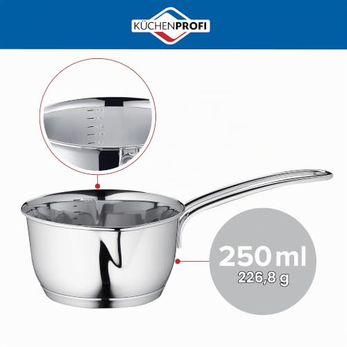 Küchenprofi 23 7000 28 10 Butterpfännchen mit Sandwichboden, Silber