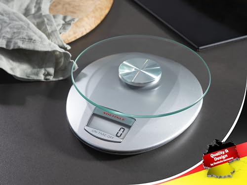 Soehnle Digitale Küchenwaage Roma Silver, bis 5 kg Tragkraft