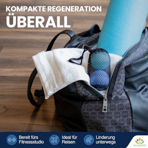 Acupoint Physiotherapie-Ball-Set, ideal für Yoga, Tiefengewebe-Massage, Triggerpunkttherapie und myofasziale Freisetzungstherapie-Ausrüstung