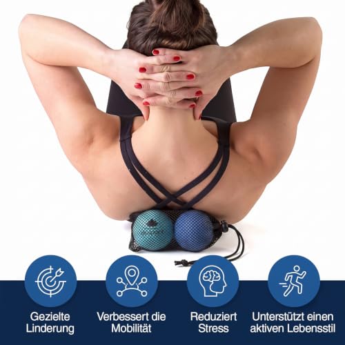 Acupoint Physiotherapie-Ball-Set, ideal für Yoga, Tiefengewebe-Massage, Triggerpunkttherapie und myofasziale Freisetzungstherapie-Ausrüstung