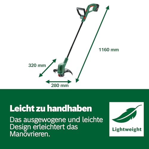Bosch Akku Rasentrimmer EasyGrassCut 18V-26 (ohne Akku, 18 Volt System, Schnittkreisdurchmesser: 26 cm, im Karton)