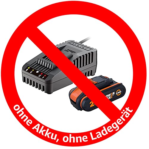 WORX WG547E.9 Akku-Laubbläser Turbine 20V, 600m³/h, ohne Akku & Ladegerät