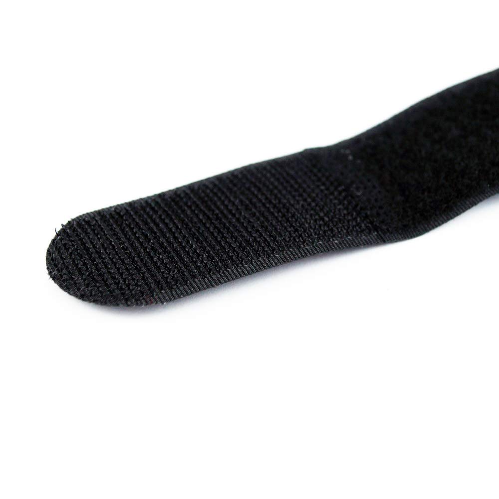 10 x Klettkabelbinder 20 cm Kunststofföse schwarz