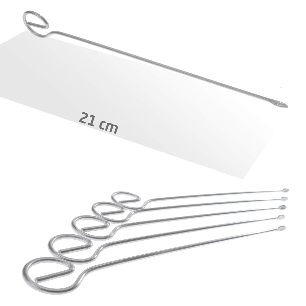 Schaschlikspieße 10er Set, Grillspieße 210 mm