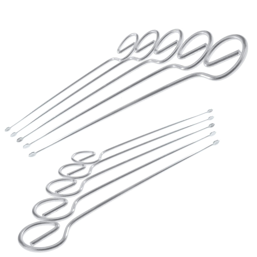 Schaschlikspieße 10er Set, Grillspieße 210 mm