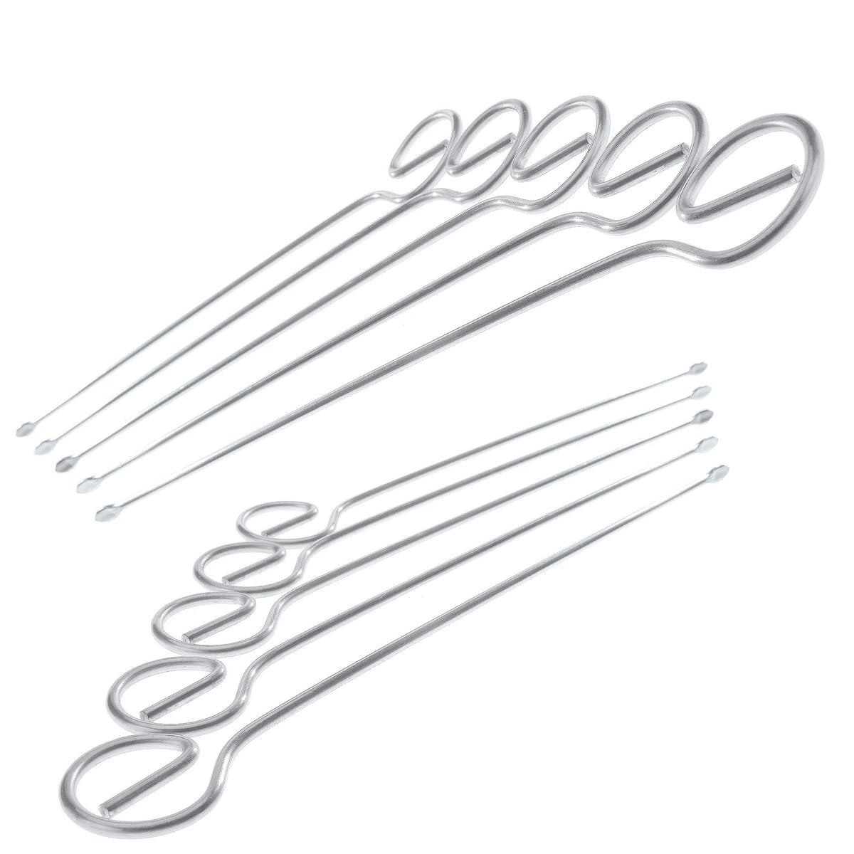 Schaschlikspieße 10er Set, Grillspieße 210 mm
