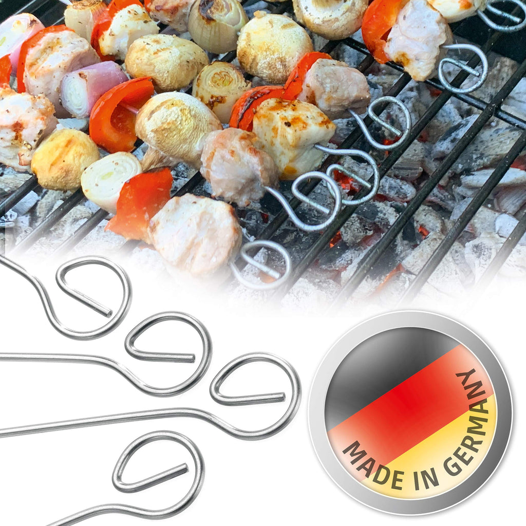 Schaschlikspieße 10er Set, Grillspieße 210 mm