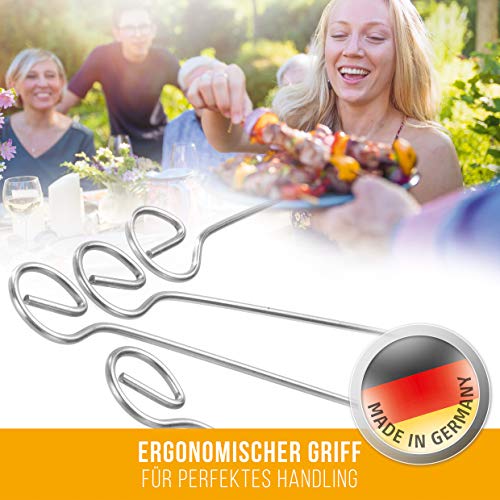 Schaschlikspieße 10er Set, Grillspieße 210 mm
