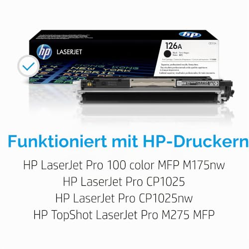 HP 126A Schwarz Original LaserJet Tonerkartusche