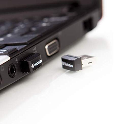 Verbatim Nano Store N Stay 16GB Speicherstick USB, 97464, Schwarz