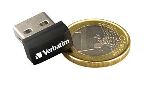 Verbatim Nano Store N Stay 16GB Speicherstick USB, 97464, Schwarz