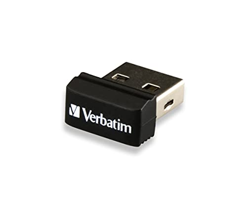 Verbatim Nano Store N Stay 16GB Speicherstick USB, 97464, Schwarz