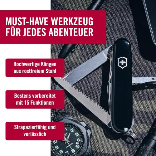 Victorinox Huntsman Taschenmesser - Multitool Swiss Army Knife, 15