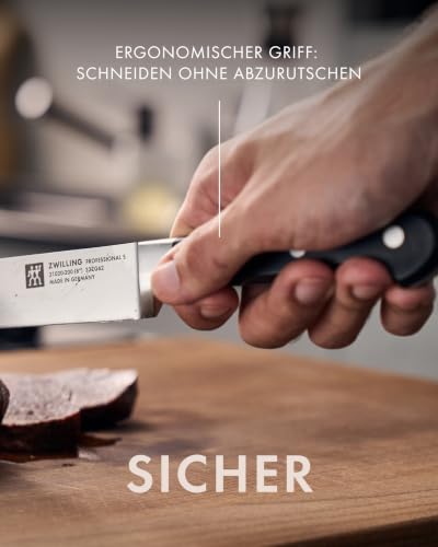 ZWILLING Professional S Messer-Set 3-teilig, Rostfreier Spezialstahl, Schwarz, Made in Germany