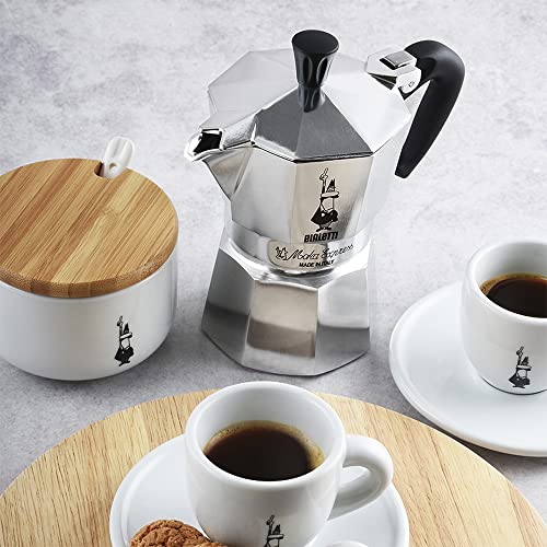 Bialetti Moka Express Kaffeebereiter, Aluminium, für 9 Tassen, 420 ml, silberfarben