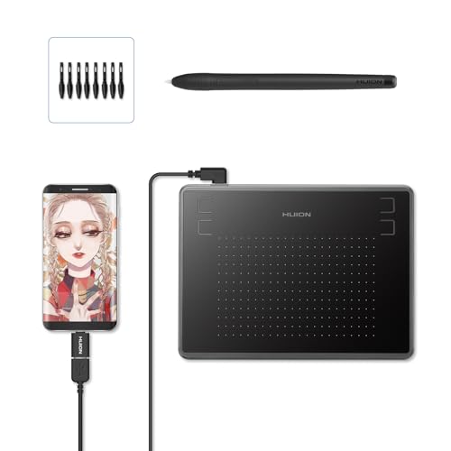 HUION Inspiroy H430P Grafiktablett, 4.8x3 Zoll