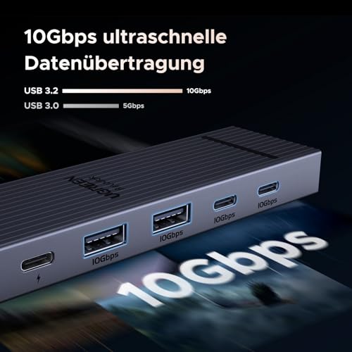 UGREEN Revodok Pro 106 10Gbps USB C Hub HDMI 4K@60Hz USB C Adapter