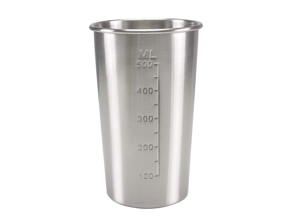 Beper - Elektrischer Standmixer für Milchshakes, Frappés, Smoothies und Cocktails, 2-Gänge, Aluminiumbehälter 0,5 l, 100 W , Rot