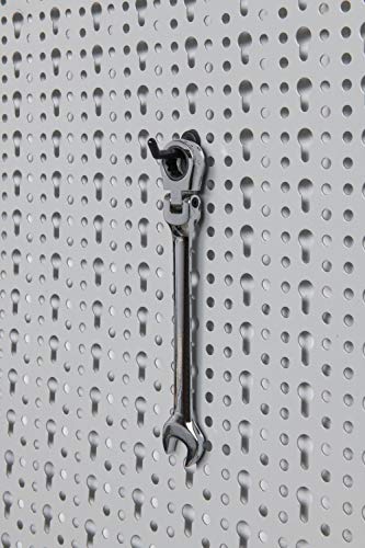 Kreher Werkzeugwand XXL aus Metall, inkl. Haken-Sortiment 52 Teile