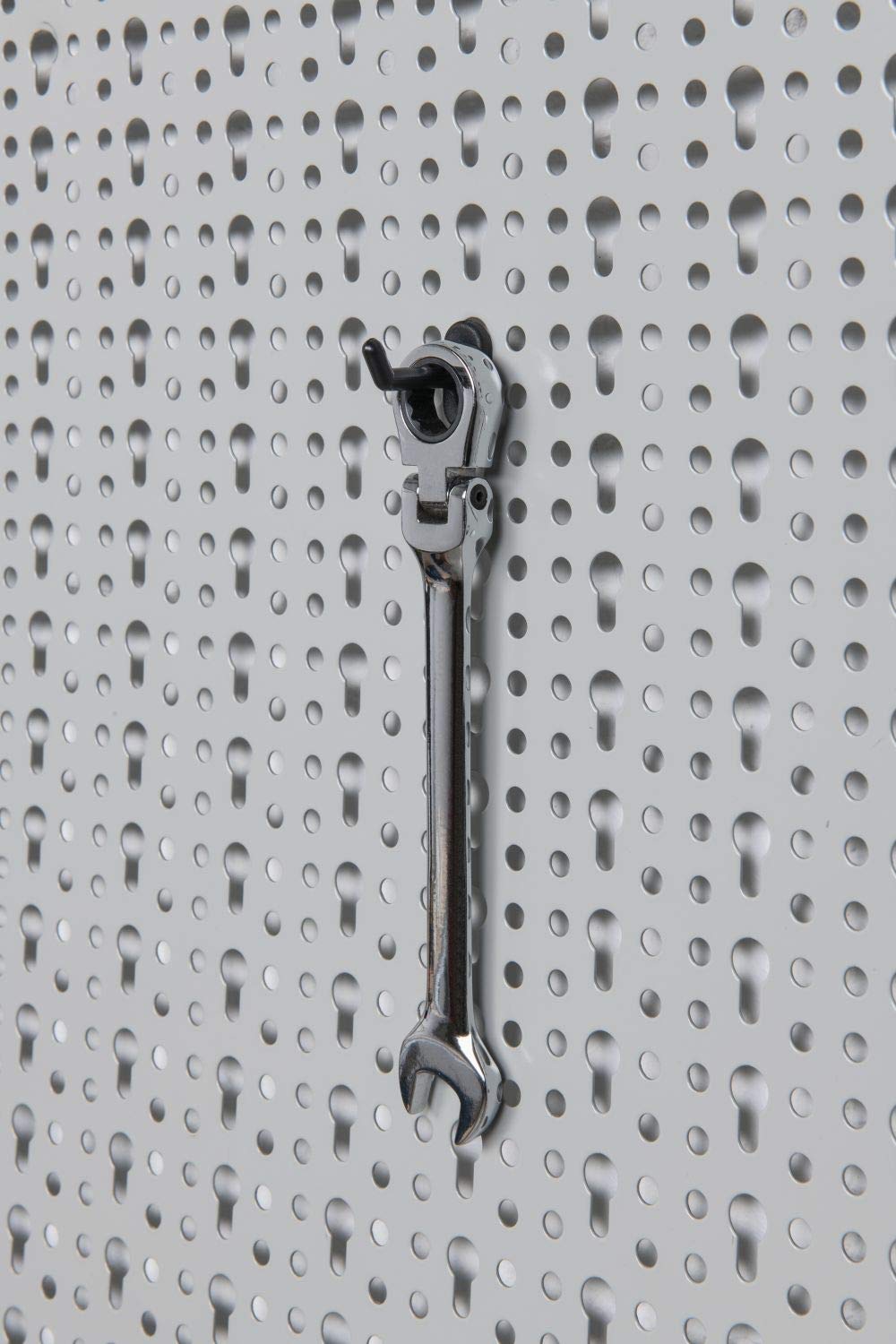 Kreher Werkzeugwand XXL aus Metall, inkl. Haken-Sortiment 52 Teile