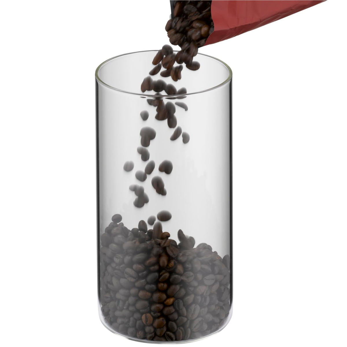 WMF Depot Vorratsdose Glas 1l, Höhe 21,5 cm, Kaffeebohnen Behälter, Kaffeedose, Vorratsglas mit Deckel, Müslidose, Frischhaltedose mit große Einfüllöffnung