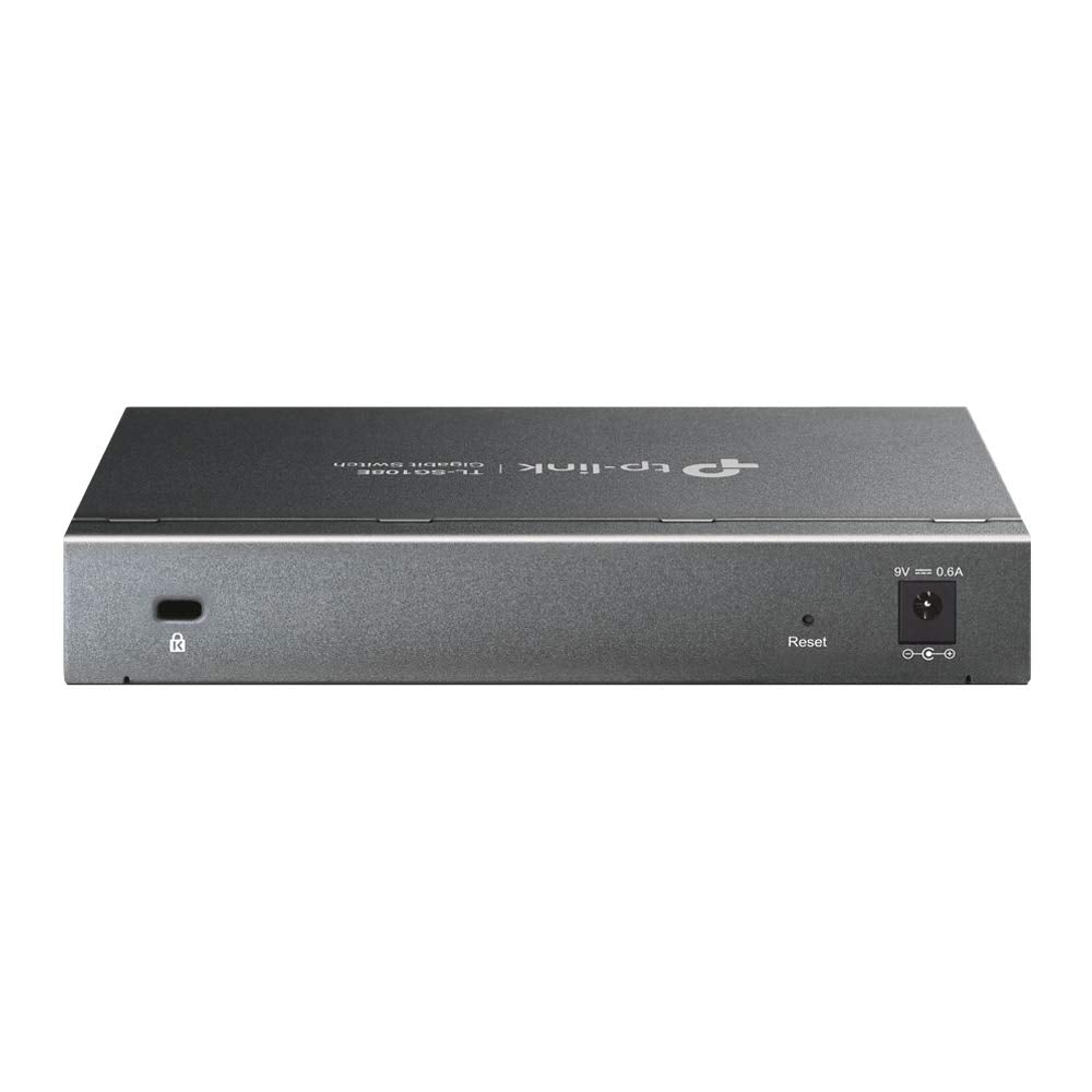 TP-Link TL-SG108E Managed Switch 8 Port Gigabit Ethernet LAN Switch(Plug-and-Play Netzwerk Switch,Metallgehäuse, QoS, IGMP-Snooping,LAN Verteiler, zentrales Management, energieeffizient) schwarz