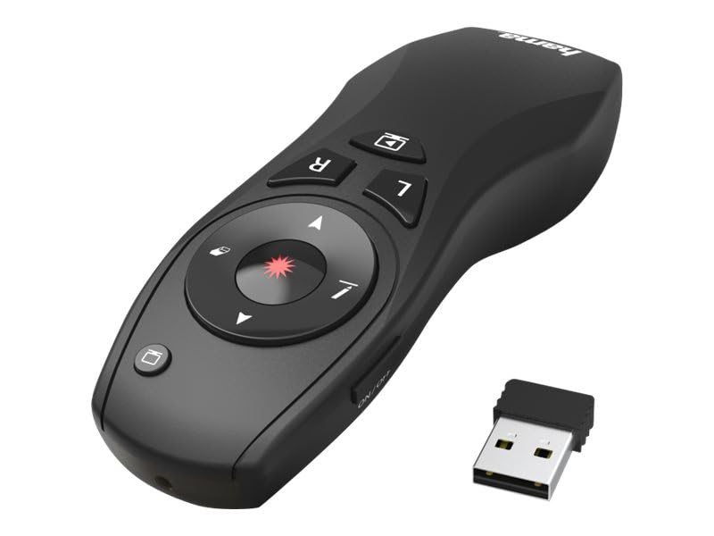 Hama Wireless Presenter roter Laserpointer, Air Maus, digitaler Stift