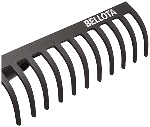 Bellota 951-16 - Gartenrechen mit 16 Zinken - Stahlkopf - Gartenrechen mittlerer Stärke für die Gartenarbeit - Griff nicht enthalten