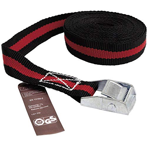 LAS 10320 Spanngurt mit Klemmverschluss ca. 5 m x 2,5 cm