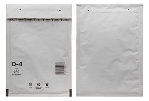 100 Luftpolsterumschläge Versandtaschen Luftpolster D4 weiß Polsterumschlag