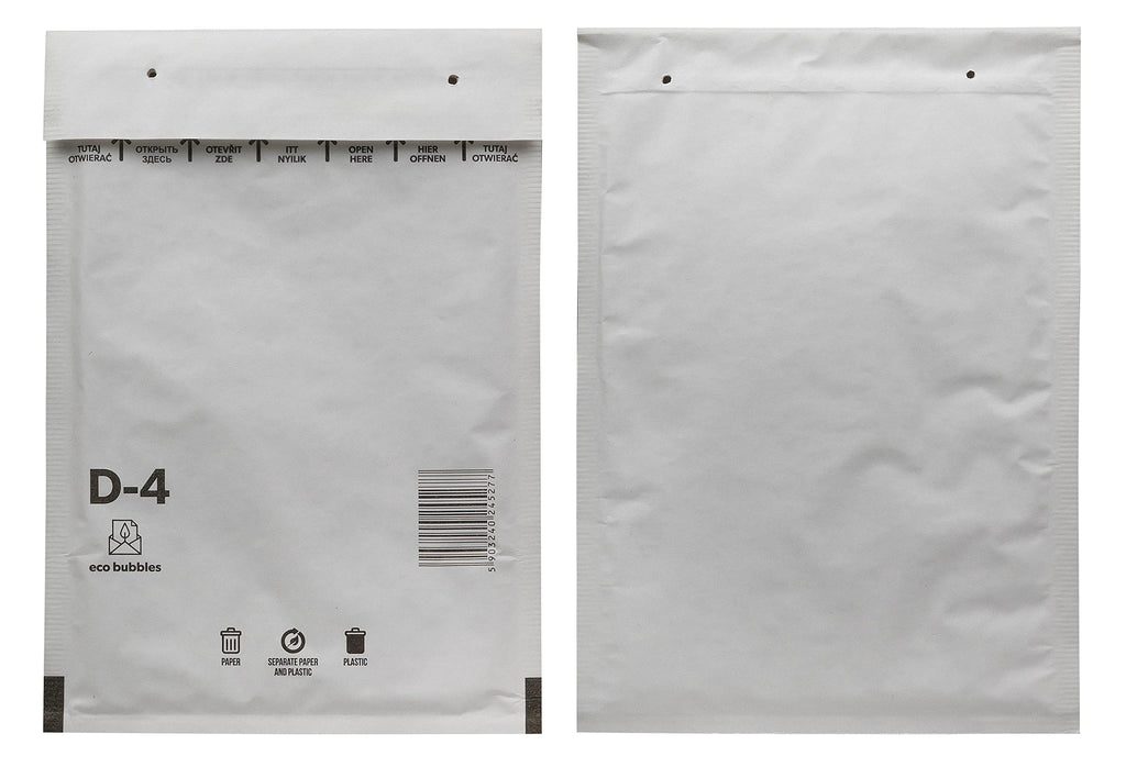 100 Luftpolsterumschläge Versandtaschen Luftpolster D4 weiß Polsterumschlag