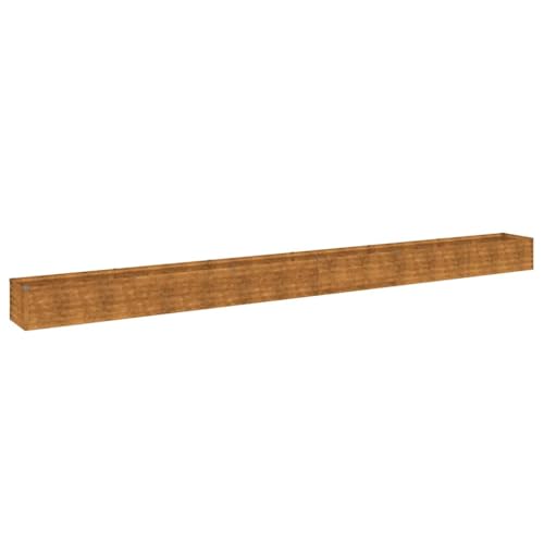 vidaXL Garten-Hochbeet 580 x 50 x 36 cm Cortenstahl