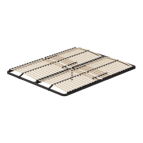i-flair Grace Lattenrost 140x200 cm, extra stabil, Metallrahmen, 56 Schichtholz-Federleisten, 12-Fach Härtegradverstellung, Mittelgurt & Mittelzone, hohe Belastbarkeit bis 300 kg – EN 1725 geprüft
