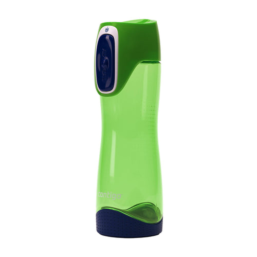 Contigo Trinkflasche Swish Autoseal große BPA-freie Kunststoff Wasserflasche, auslaufsicher, für Sport, Fahrrad, Joggen, Wandern, 500 ml, Citron
