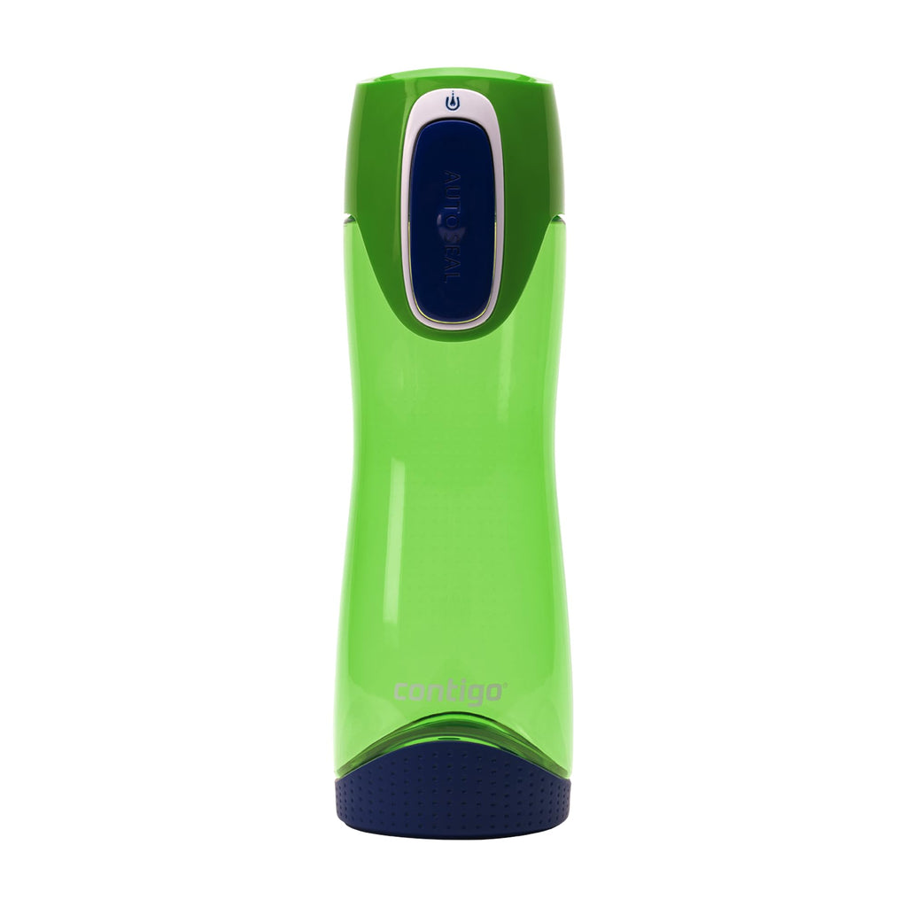 Contigo Trinkflasche Swish Autoseal große BPA-freie Kunststoff Wasserflasche, auslaufsicher, für Sport, Fahrrad, Joggen, Wandern, 500 ml, Citron