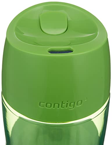 Contigo Trinkflasche Swish Autoseal große BPA-freie Kunststoff Wasserflasche, auslaufsicher, für Sport, Fahrrad, Joggen, Wandern, 500 ml, Citron
