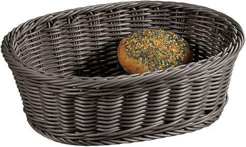 Kesper 19826 Brot- Obstkorb oval, 29,5 x 23 x 9,5 cm, grau