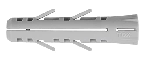 TOX Spreizdübel Barracuda 6 x 30 mm, Dübel für Vollbaustoffe, 100 % Nylon, 100 Stück, 013100041