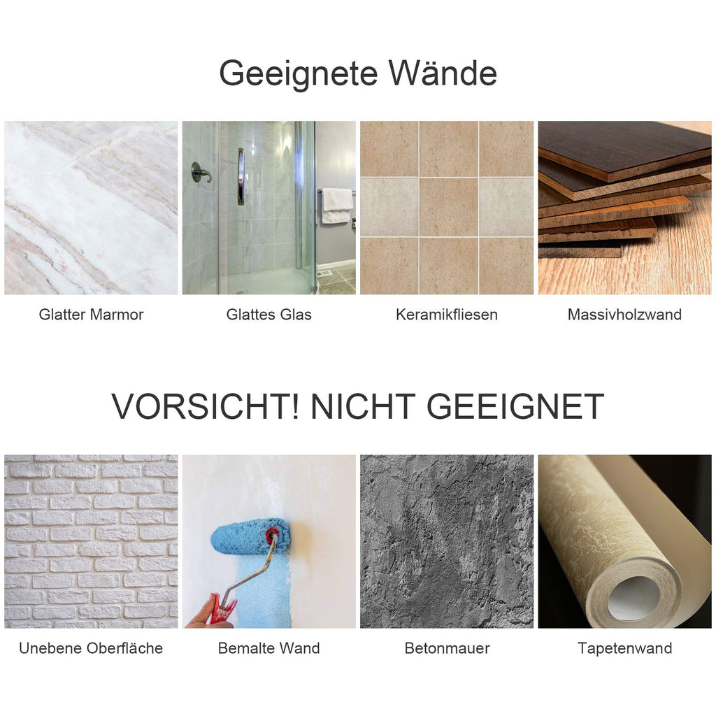 ZUNTO Handtuchhalter Ohne Bohren, Gästehandtuchhalter Selbstklebend, Handtuchstange Edelstahl Badezimmer 40CM