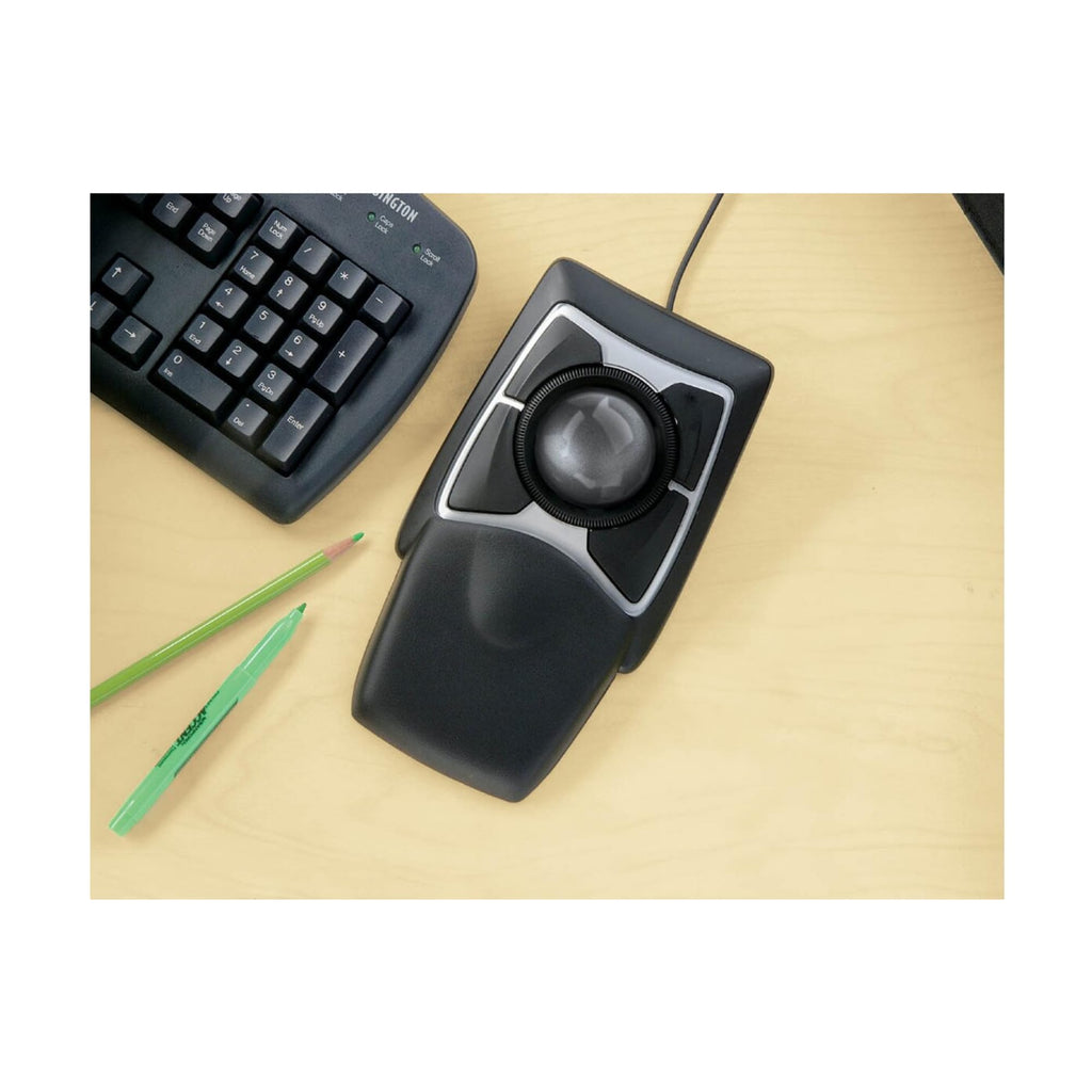 Kensington 64325 - Maus mit optischem Trackball Expert Schwarz