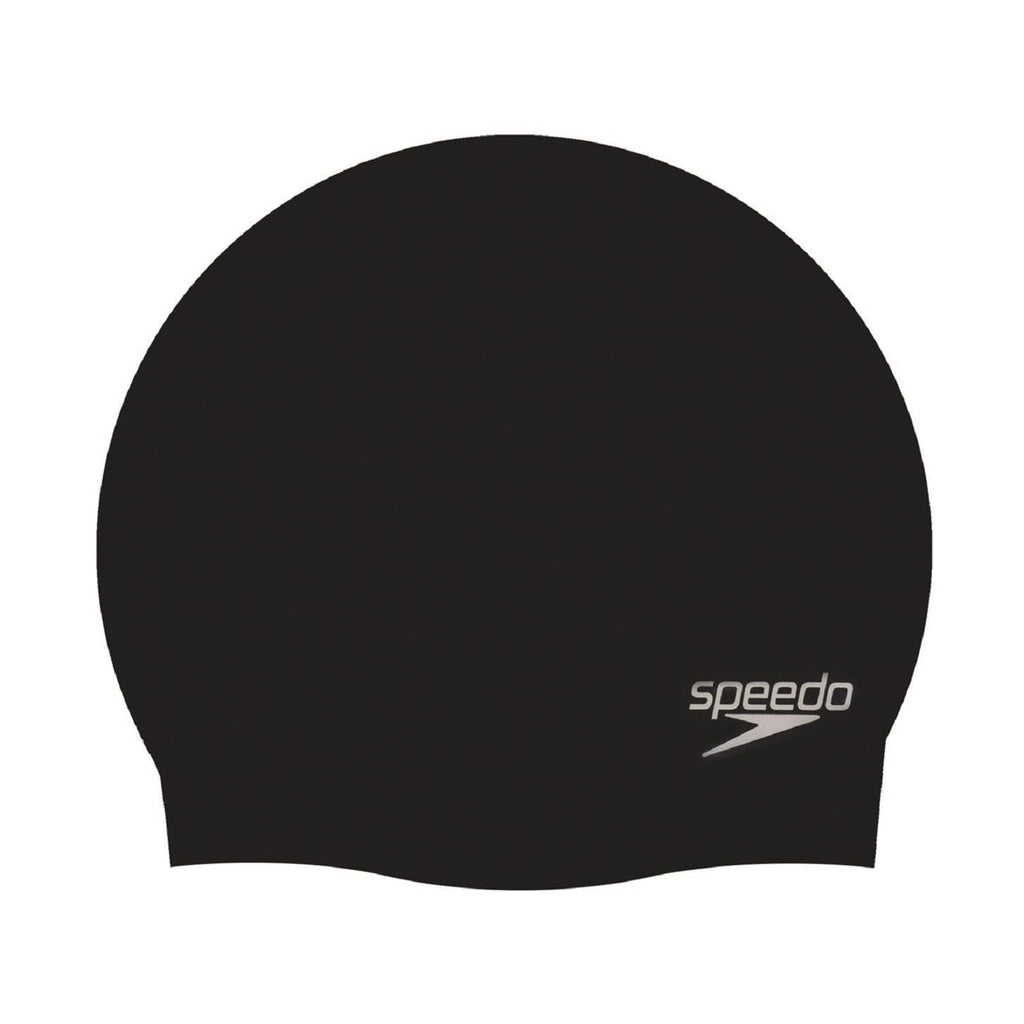 Speedo Unisex Plain Moulded Silicone Swiming Cap
