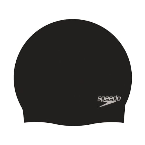 Speedo Unisex Plain Moulded Silicone Swiming Cap