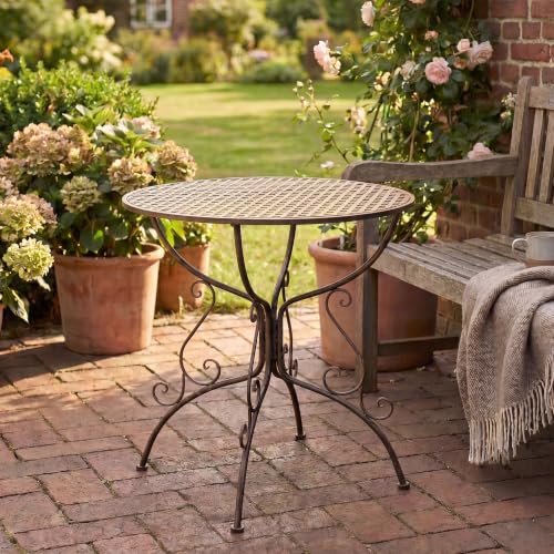 CLP Gartentisch Amanda Eisen im Jugendstil Farbe: Bronze