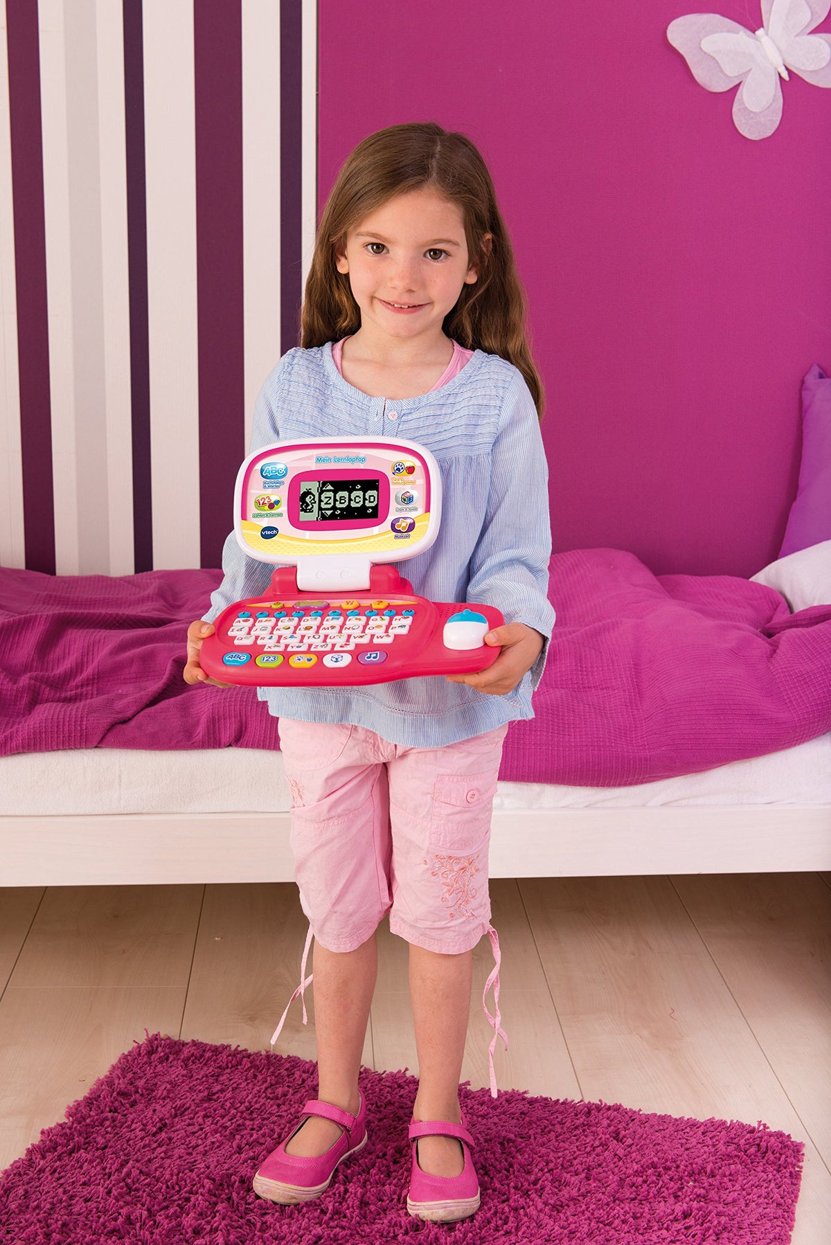 VTech 80-155454 Mein Lernlaptop, pink