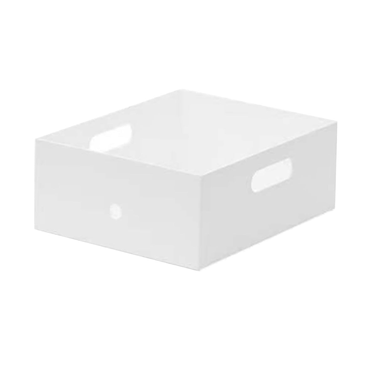 Cryfokt Datei-Organizer-Box, Dokumentenaufbewahrungsbehälter mit Zwei Griffen, Schreibtisch-Organizer-Box mit Griffen für die Organisation von Bürobedarf und Zuhause