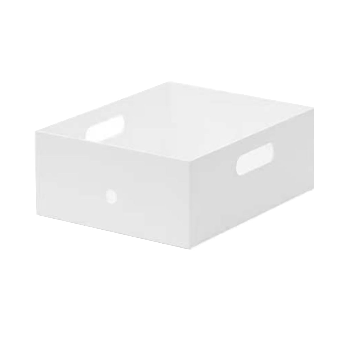 Cryfokt Datei-Organizer-Box, Dokumentenaufbewahrungsbehälter mit Zwei Griffen, Schreibtisch-Organizer-Box mit Griffen für die Organisation von Bürobedarf und Zuhause