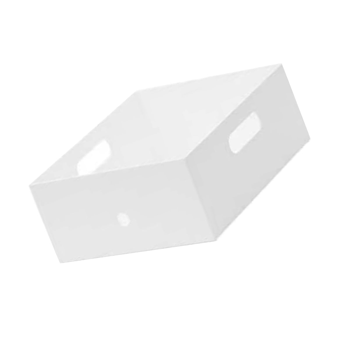 Cryfokt Datei-Organizer-Box, Dokumentenaufbewahrungsbehälter mit Zwei Griffen, Schreibtisch-Organizer-Box mit Griffen für die Organisation von Bürobedarf und Zuhause