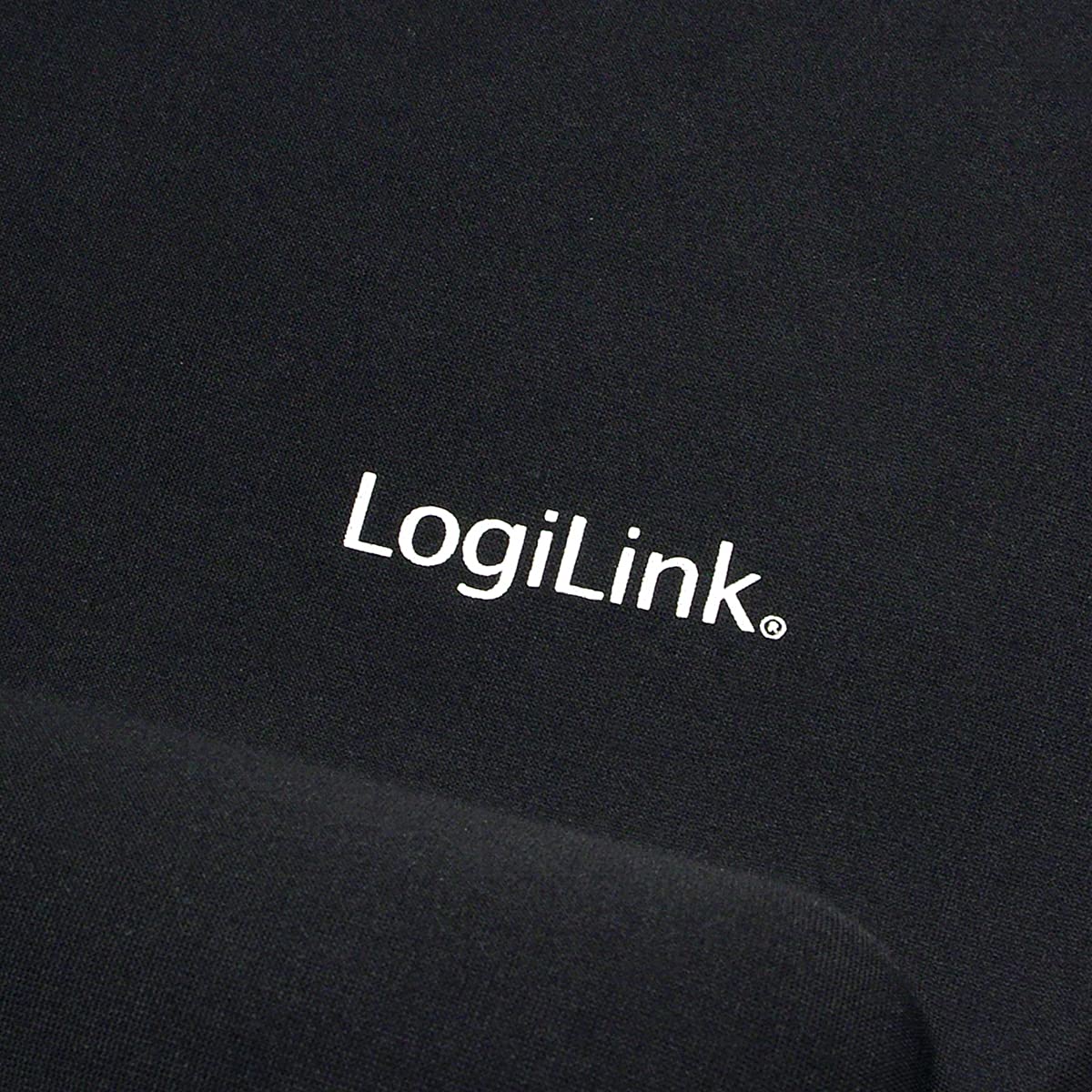 LogiLink ID-0027 Mauspad mit Silikon Gel Handauflage, schwarz