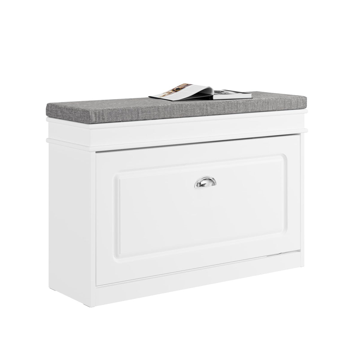 SoBuy Schuhbank mit Sitzfläche und Klappe 75x51x24cm für Flur